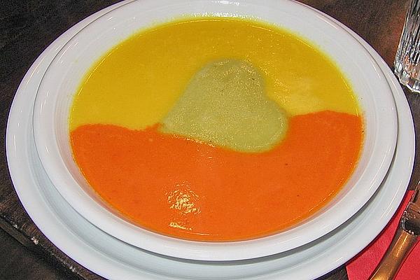 Red – Green – Yellow Pepper Soup