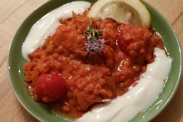 Red Lentil, Tomato and Vegetable Curry