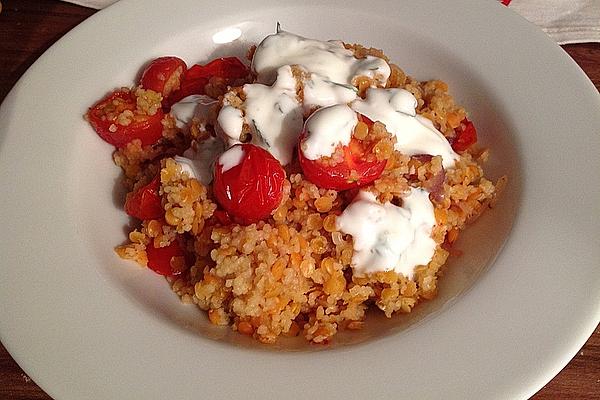 Red Lentils with Couscous
