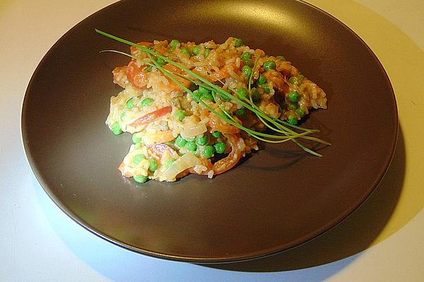Red Rice with Fresh Vegetables