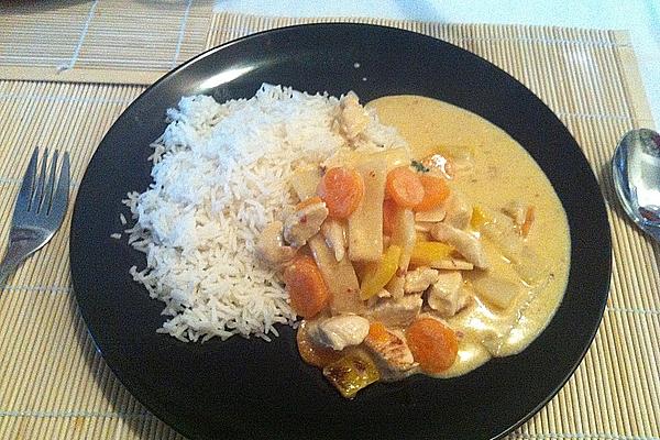Red Thai Curry with Chicken or Turkey