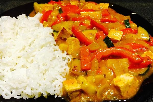 Red Thai Curry with Tofu