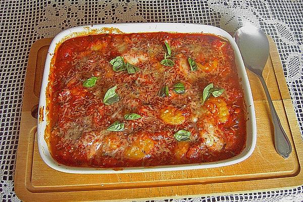 Redfish Casserole with Gnocchi
