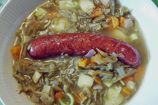 Rhenish Bean Soup Grandma`s Art