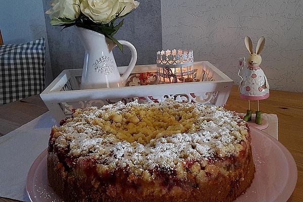 Rhubarb – Marzipan – Cake