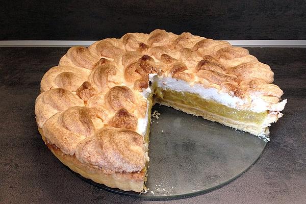 Rhubarb Meringue Tart