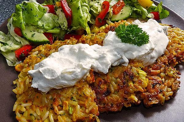 Rice and Vegetable Pancakes