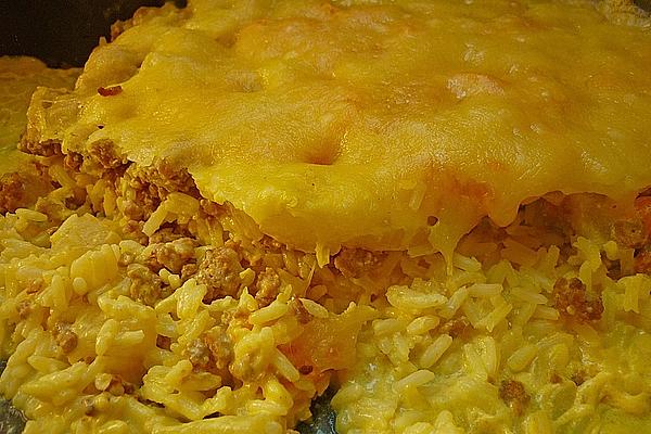Rice Casserole with Peaches