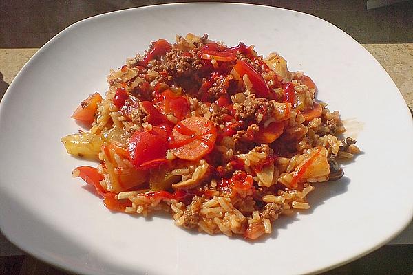 Rice Pan with Ground Beef