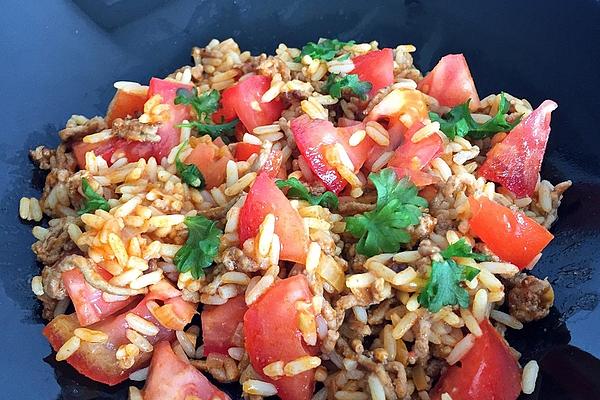 Rice Pan with Mince and Tomato