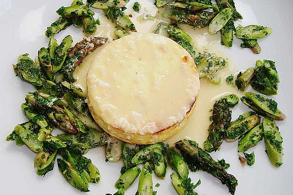 Ricotta Tart with Asparagus Salad