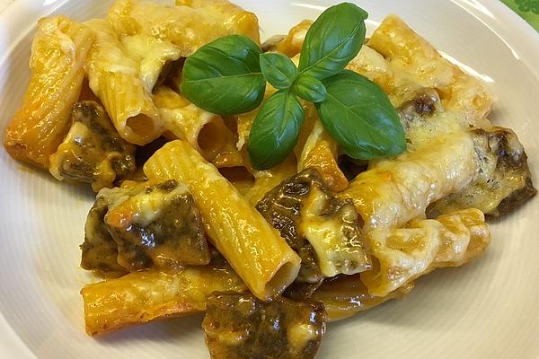 Rigatoni Al Forno with Kebab