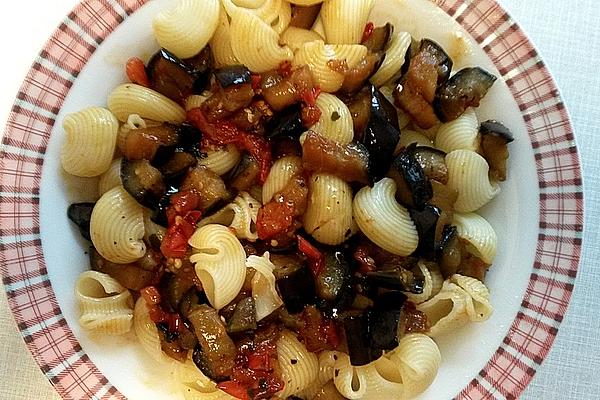 Rigatoni with Glazed Eggplant