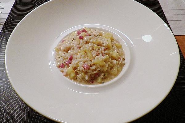 Risotto `Farmer Style` with Potatoes &amp; Bacon