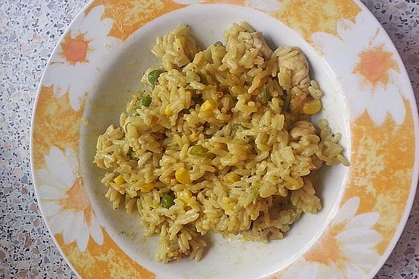 Risotto with Chicken Curry