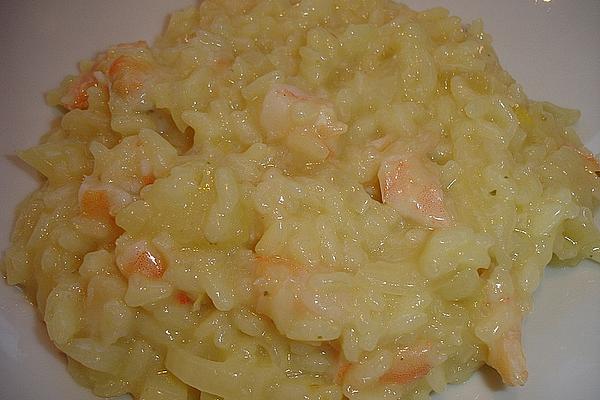 Risotto with Fennel and Prawns