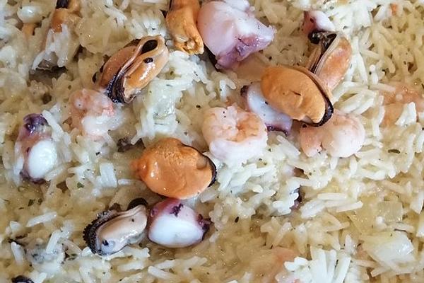 Risotto with Frutti Di Mare