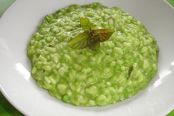 Risotto with Mashed Peas