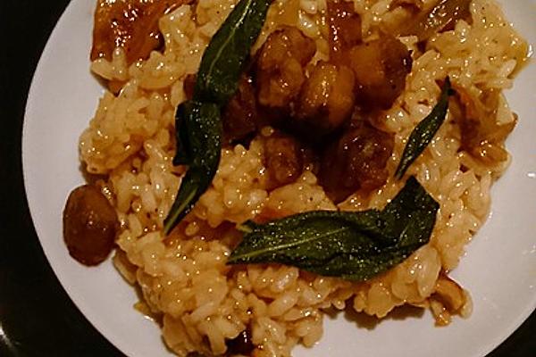 Risotto with Mushrooms and Chestnuts