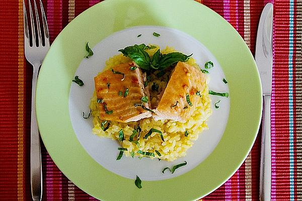 Risotto with Orange and Spring Onions