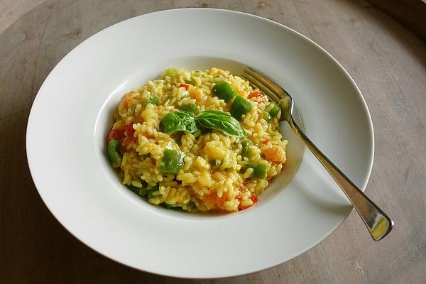 Risotto with Peppers and Tomatoes