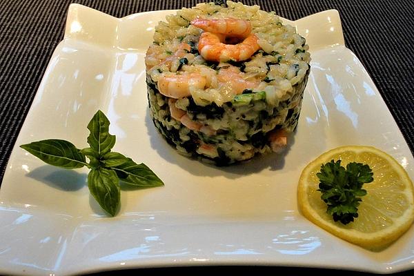 Risotto with Prawns, Spinach &amp; Lemon