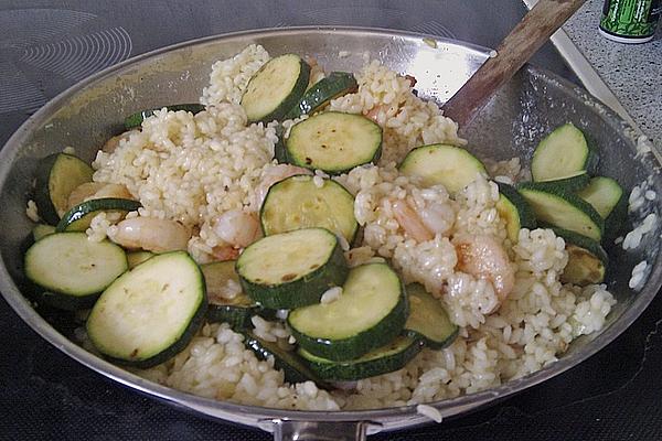 Risotto with Shrimp and Zucchini