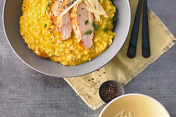 Risotto with Yellow Pumpkin