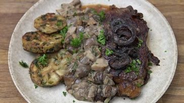 Forest Mushroom Pretzel Dumplings