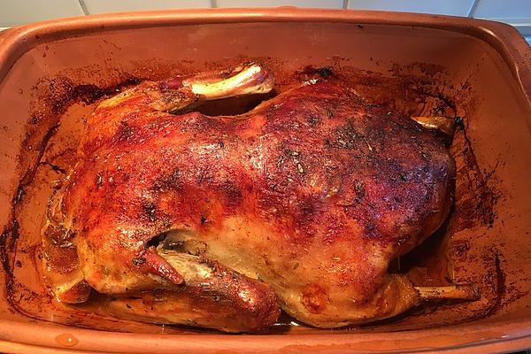 Roast Chicken from Roman Pot