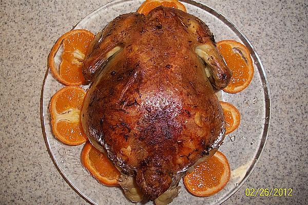 Roast Chicken À La Orange