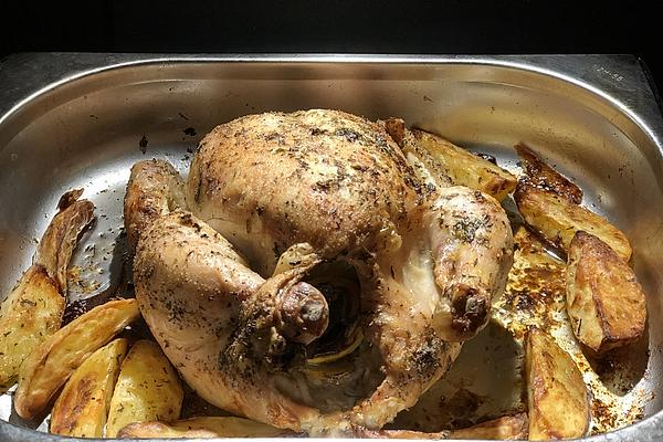 Roast Chicken with Lemon