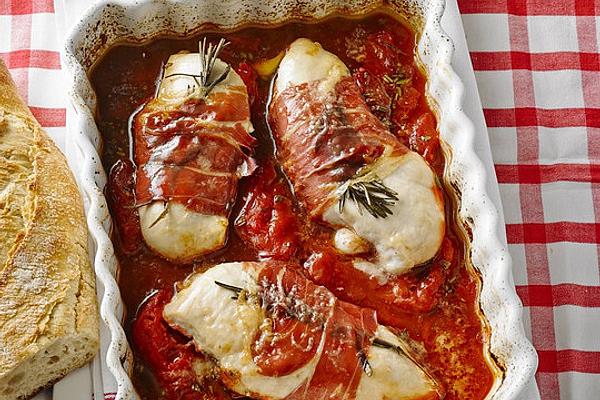 Roast Chicken with Tomatoes and Rosemary