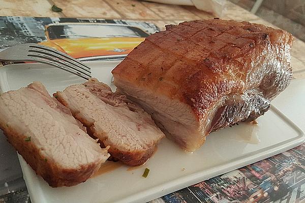 Roast Pork Crust with Bock Beer Sauce