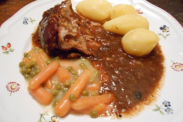 Roast Pork Filled with Prunes, Great-grandmother`s Style