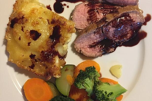 Roast Veal with Port Wine Sauce (low Cooking)