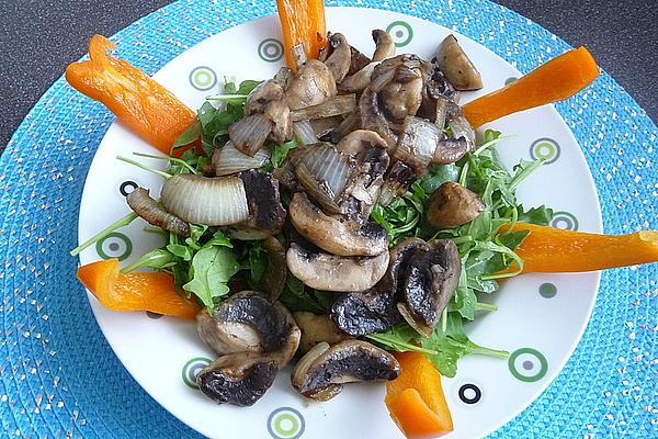 Rocket Salad with Mushrooms