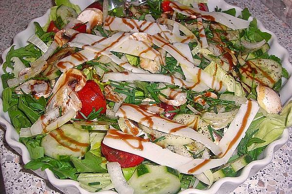 Rocket with Cherry Tomatoes and Parmesan