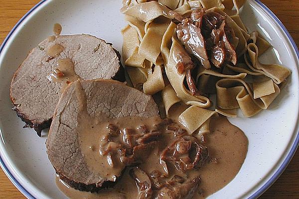 Rosemary Stew with Porcini Mushroom Sauce
