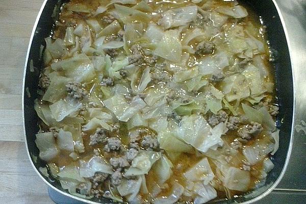 Rural Minced Meat-cabbage Pan