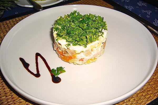 Russian Tuna Salad or Layered Salad