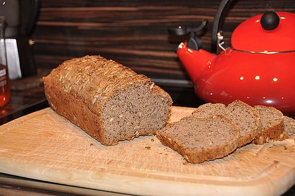 Rye, Spelled and Buckwheat Bread with Walnuts