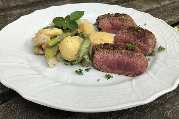 Saddle Of Lamb with Herb Crust