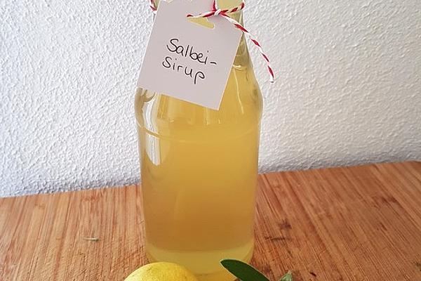 Sage Syrup with Lemon