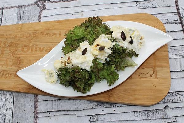 Salad with Blue Cheese Dressing