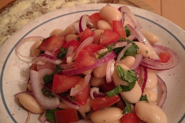 Salad with Giant Beans and Tomatoes