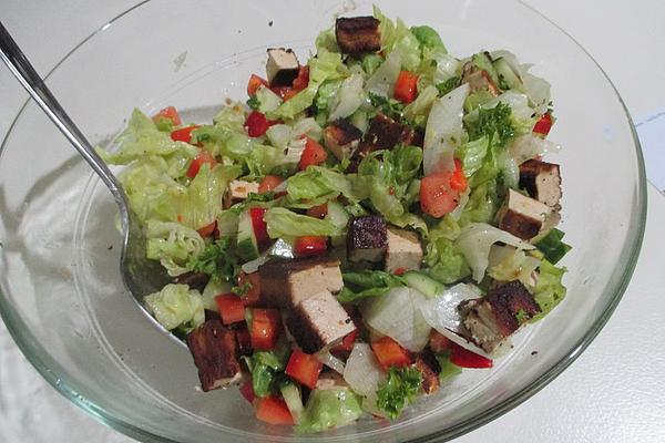 Salad with Seasoned Tofu