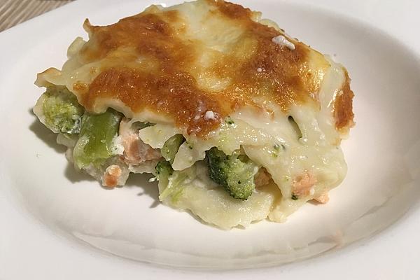 Salmon – Broccoli – Lasagna