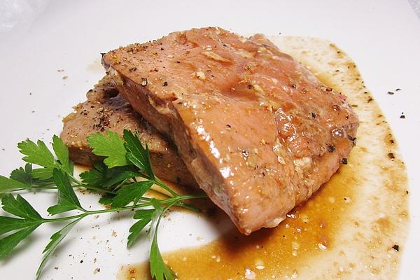 Salmon Fillet Marinated in Orange Soy Sauce