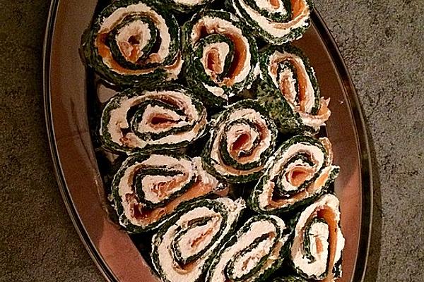 Salmon Spinach Roll